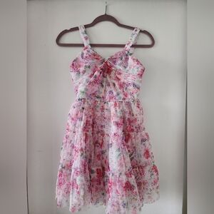 Girls Floral Dress Size 10
